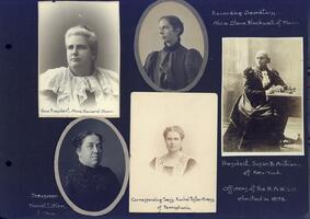 Officers of the National American Woman Suffrage Association elected in 1895