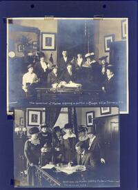 Governor of Maine Signing Suffrage Bill