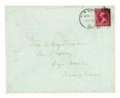 Letter from Mary Elizabeth Garrett to M. Carey Thomas, April 16, 1893