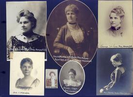Portraits of Kansas suffragists