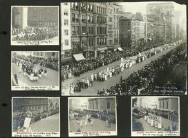 Suffrage parade in New York