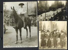 Suffrage parade in New York