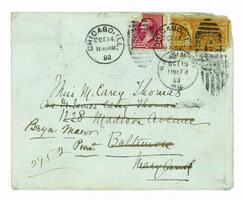 Letter from Mary Elizabeth Garrett to M. Carey Thomas, October 13, 1893