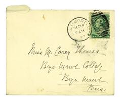 Letter from Mary Elizabeth Garrett to M. Carey Thomas, December 12, 1889