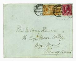 Letter from Mary Elizabeth Garrett to M. Carey Thomas, September 07, 1893