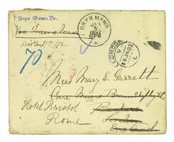 Letter from M. Carey Thomas to Mary Elizabeth Garrett, January 05, 1892