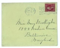 Letter to Mary Worthington from M. Carey Thomas,     November 5, 1911