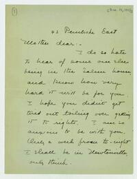 Letter from Dorothy Foster to her mother, December 15, 1902