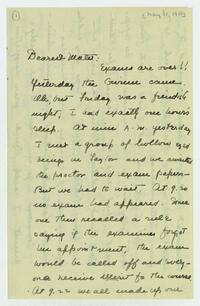 Letter from Dorothy Foster to her mother, May 31, 1903