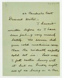 Letter from Dorothy Foster to her mother, February 24, 1903