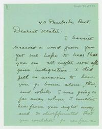 Letter from Dorothy Foster to her mother, September 30, 1902