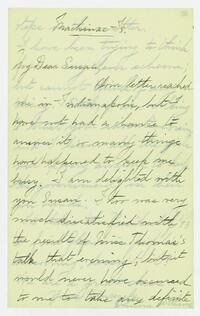 Letter from Emma Atkins to Susan Walker Fitzgerald, approximately 1891
