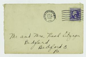 Letter from Marie Litzinger to her parents, June 8, 1919