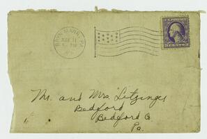 Letter from Marie Litzinger to her parents, May 11, 1919