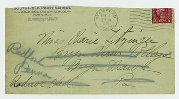 Letter from Helene M. Caskin to Marie Litzinger, April 1, 1920