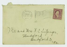 Letter from Marie Litzinger to her parents, February 27, 1918