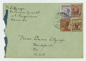 Letter from Marie Litzinger to her sister Anna, September 6, 1923