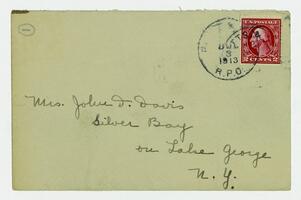Letter from Jean Scobie Davis to her mother, June 29,     1913