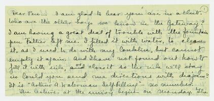 Letter from Jean Scobie Davis to Pen, undated