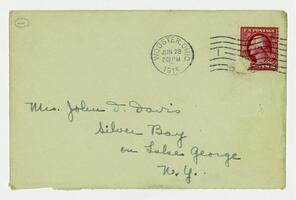 Letter from Jean Scobie Davis to her mother, June 23,     1913