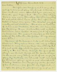 Letter from Jean Scobie Davis to her father, December     03, 1914