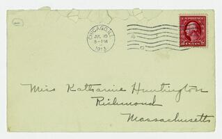 Letter from Jean Scobie Davis to Katharine Huntington,     July 10, 1913