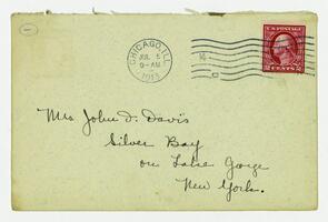 Letter from Jean Scobie Davis to her mother, July 03,     1913