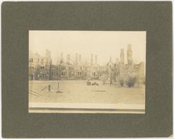 Denbigh Hall after the fire of 1902