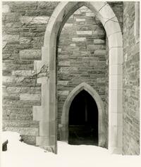 Goodhart Hall archway