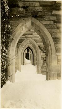 Goodhart Hall archway