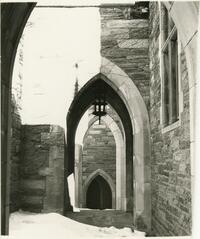 Goodhart Hall archway