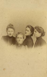 Students from the Bryn Mawr College Class of 1889