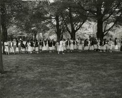 Little May Day 1949 Hoop Rolling