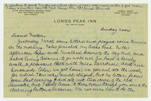 Letter from Nathalie Gookin to her mother, September,     1917