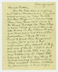 Letter from Nathalie Gookin to her mother, December 06,     1916