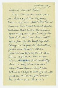 Letter from Nathalie Gookin to her mother, April 25,     1917