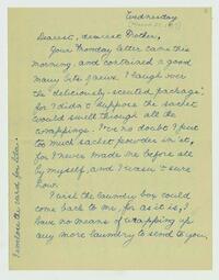 Letter from Nathalie Gookin to her mother, March 21,     1917