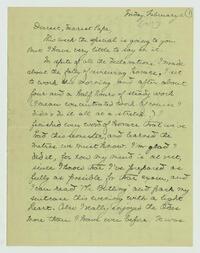 Letter from Nathalie Gookin to her father, February 02,     1917