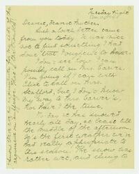 Letter from Nathalie Gookin to her mother, December 12,     1916