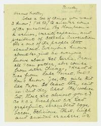 Letter from Nathalie Gookin to her mother, November 16,     1916