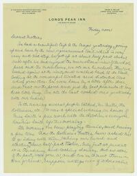 Letter from Nathalie Gookin to her mother, August 31,     1917