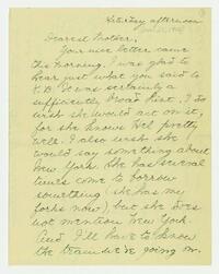 Letter from Nathalie Gookin to her mother, November 25,     1916