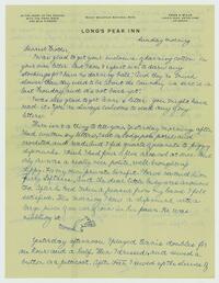 Letter from Nathalie Gookin to her mother, August 12,     1917