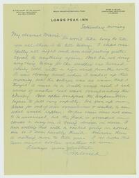 Letter from Frederick Gookin to his wife, August 04,     1917