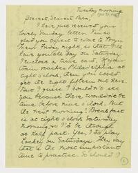 Letter from Nathalie Gookin to her father, October 31,     1916