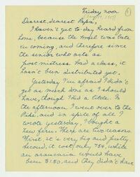 Letter from Nathalie Gookin to her father, January 19,     1917