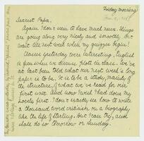 Letter from Nathalie Gookin to her father, March 08,     1918