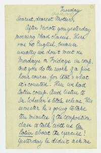 Letter from Nathalie Gookin to her mother, February 12,     1918