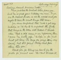 Letter from Nathalie Gookin to her mother, March 23,     1918