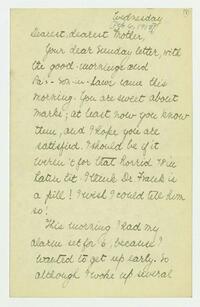 Letter from Nathalie Gookin to her mother, February 06,     1918